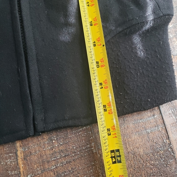 Beyonce's House of Dereon Black Maroon Wool Blend Varsity Jacket Size S - Picture 14 of 14